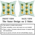 thumbnail image 4 of GZHJMY Pineapple Fruit Throw Pillow Covers, Striped Background Soft Square Pillow Cases 18x18in Set of 2,Decorative Pillowcase Suitable for Bed Car Sofa Home, 4 of 7