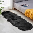 thumbnail image 2 of Imitation Plush Rug Sofa Cushion Living Room Bedroom Bed Coffee Table Blanket Shaggy Rugs for Bedroom, 2 of 5
