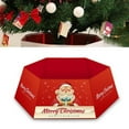 thumbnail image 4 of ITFABS Christmas Tree Skirt, Santa Claus Letter Print Decorative Apron, 4 of 5
