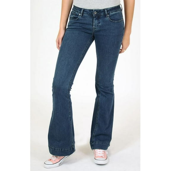Grace in LA Jeans Women's Flare Junior Fit Stretch Jeans (25)