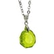 thumbnail image 2 of Juego de aretes y cadena con dije corte Majestic ZVEZDA plata mexicana ley .925 Citrus Green, 2 of 5