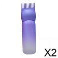 thumbnail image 1 of Peine para teñir el cabello,Botella aplicadora de peine de raíces para salón de belleza en casa,Botella dosificadora de tinte para el cabello con aplicador de aceite para el cabello,Cepillo, 1 of 8