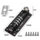 thumbnail image 2 of Combination Lock Hasp, Code Door Lock, Waterproof 4 Digit Combination Lock with Screws, Black, 2 of 3