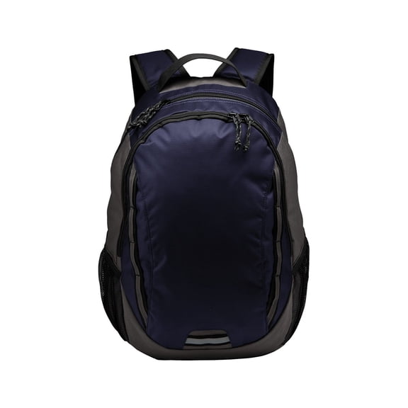 Port Authority Adult Unisex Plain Backpack Deep Navy/DkCh One Size Fits All