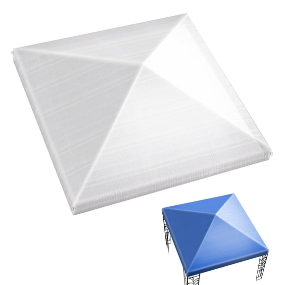 ALUVIERA 10'x10' Outdoor Canopy Protective Cover for Pop Up Party Tent Waterproof Protect(Transparent)