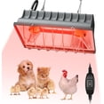 thumbnail image 1 of Lámpara de calor para gallinero, perrera, cama para gatos, reptiles e incubadoras: lámpara de calor ajustable de 250 W con 2 configuraciones de calor para aves de corral, ganado y mascotas, 1 of 7