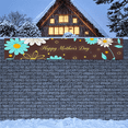 thumbnail image 2 of Floral Patterned Happy Mothers Day Background Backdrop Banner Party Decorations Photography Props for Home Celebrations Family Gatherings Photo Booth Setups Motherhood Events Festive Occasions, 2 of 7