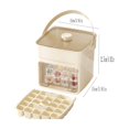 thumbnail image 3 of Weloille Ice Cube Mold with Storage Container, Press Type Ice Maker for Home Freezer, 1 Piece, Includes Cover and Handle for Easy Ice Making and Storage, 3 of 5