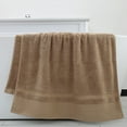 thumbnail image 4 of Beautynvta Bath Towels for Bathroom, Solid Color Cotton Bath Towel, Soft Absorbent Thickened Bath Towels for Bathroom, Travel, Camp, Hotel, and Spa, 39.4''x19.7'', Khaki, 4 of 6