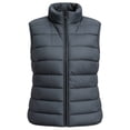 thumbnail image 5 of Aswuknt Womens Puffer Vest Quilted Sleeveless Stand Collar Full Zip Jackst Lightweight Gilet Outerwear For Fall Winter Casual Daily Wear,Layering, 5 of 8