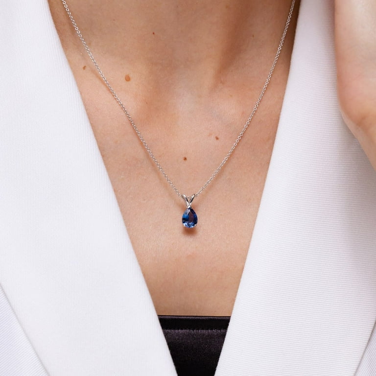 Blue ct 6.5 Natural Angara sapphire Arrivals】シルバー925ペンダントblue 【New Sapphire Sterling 925 in Necklace アクセサリー