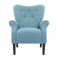 thumbnail image 6 of Spirit up Art 31.5" Wide Fabric Tufted Armchair in Blue, 6 of 7