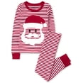thumbnail image 1 of Set de pijama navideño de Papá Noel de The Children's Place, 100% algodón, 1 of 4