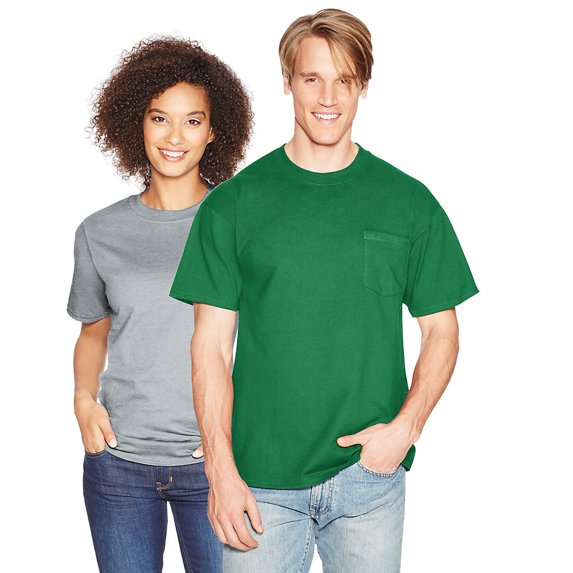 Hanes Beefy-T Adult Pocket T-Shirt - 5190