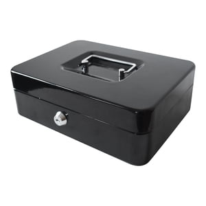 Pen+Gear 10 Inch Metal Cash Box with Key Lock
