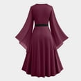 thumbnail image 6 of Fewfanhot Women Dresses Plus Size Renaissance Dress for Women Medieval Fairy Halloween Dress, 6 of 8