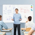thumbnail image 6 of Large Dry Erase White Board Double Sided Magnetic Foldable Whiteboard 40"x60" with Aluminium Frame Wall Mounted Folding Message Presentation Board, 6 of 9