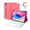 Watermelon Red + White(Air4/5), variant on Backlit Touchpad Keyboard Case for iPad Air 4/5 & iPad 10/11 Gen, PU Leather Protective Cover with Pencil Slot - Perfect Gift for Holidays & Birthdays
