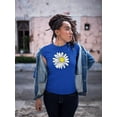thumbnail image 2 of Daisy Hand Drawn Doodle T-Shirt Women -Image by Shutterstock, Female 5X-Large, 2 of 4