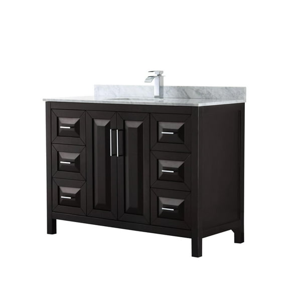 Wyndham Collection Wcv252548sunsmxx Daria 48" Free Standing Single Vanity Set - Dark