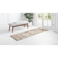 thumbnail image 4 of Unique Loom 3134073 2 x 13 ft. Salle Garnier Sofia Runner Rug, Light Brown, 4 of 5