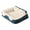 Blue1, variant on Pet Bed for Small Dog & Cat, Washable Square Bed with Removable Cover & Side Bolster - Cuddle Rectangle Bed for Puppy, Kitten in Blue