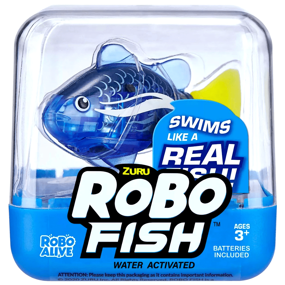 Robo Alive Fish Blue & White Color Change by Zuru