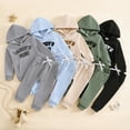 thumbnail image 6 of CZHQWE 2 Year Old Boy Clothes 6-9 Month Boy Clothes Toddler Boy Clothes Long Sleeve Sweatshirt Pants Set Fall Winter Outfits 2-3 Years, 6 of 8