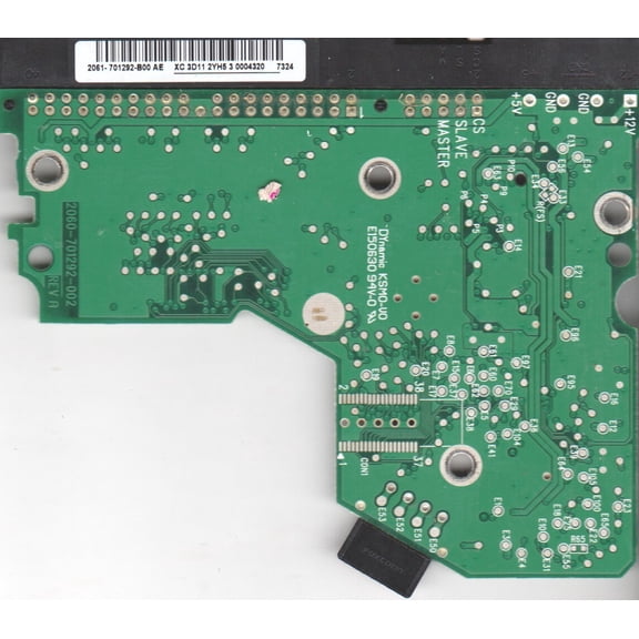 WD1600BB-56RDA0, 2061-701292-B00 AE, WD IDE 3.5 PCB