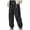 c01Black, variant on LNWUY (M-5XL) Cargo Sweatpants Men Plus Size Oversized Pants Elastic Waist Outdoor Pants Elastic Bottom Sweatpants Zipper Pockets Black XXL