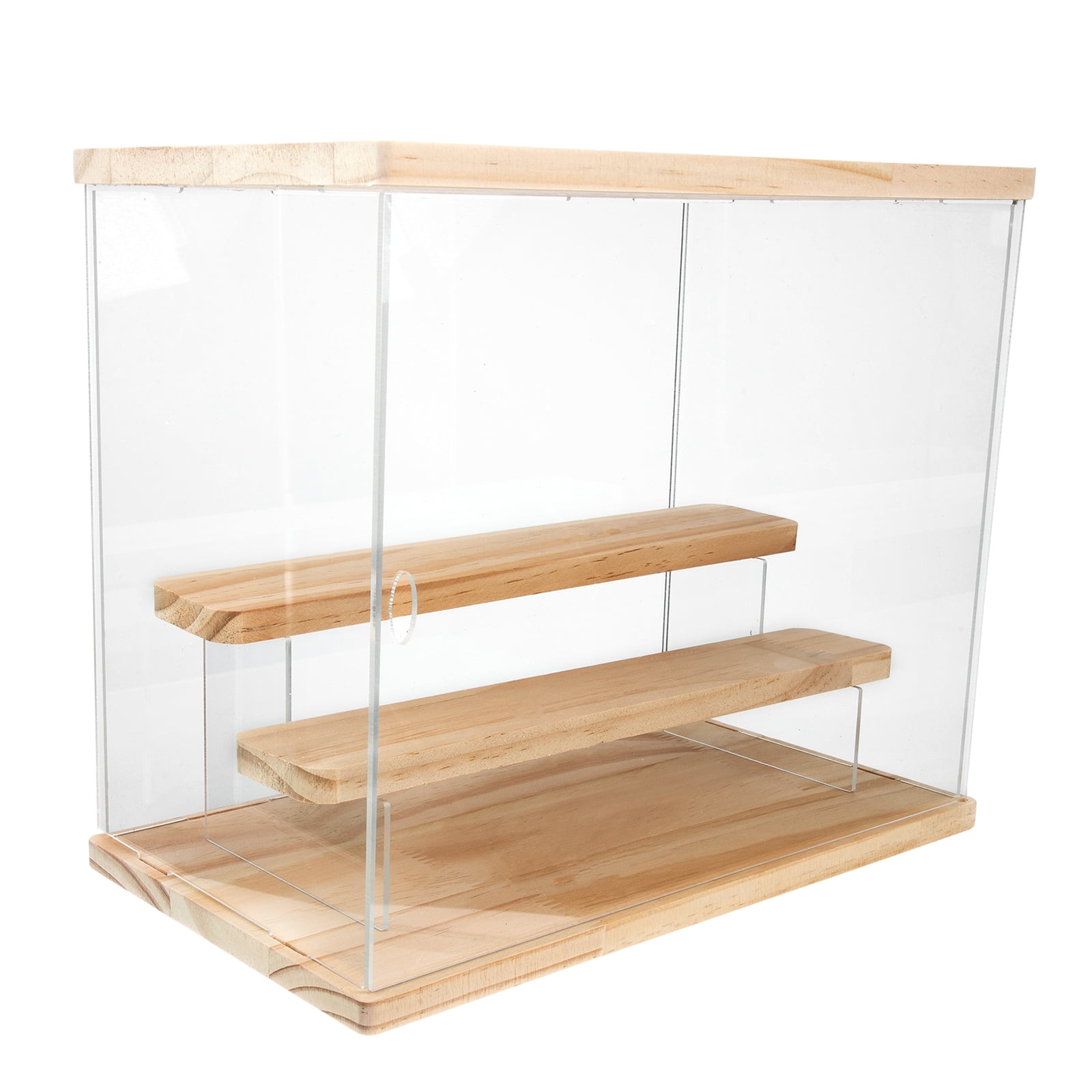 HEMOTON 1Pcs Desk Accessories & Workspace Organizers Simple Style Acrylic and Wood