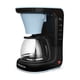 thumbnail image 2 of Cafetera Taurus Velvet Blue Aura 12 Tazas Jarra de Vidrio Filtro Permanente 700W Color Negro y Azul, 2 of 5