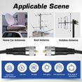 thumbnail image 4 of Adaptador RF de cable coaxial RG8x, 50 pies, UHF PL259, macho a macho, 4 of 6