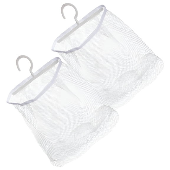 ACDANC 2 Pcs Mesh Hanging Bag Laundry Bags Storage Baskets Mesh Bag for Socks Hanging Storage Bag Travel