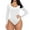 White, variant on Noarlalf Shapewear Bodysuit Bodysuits for Women Tummy Control Seamless Long Sleeve Bodysuit for Shapewear Thong Sculpting Body Shaper Skin Colour L