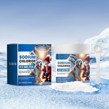 Ice Melt Pet Safe | Pet Safe Ice Melt - 25 lbs Snow Melter with Sodium Chloride, Effective to -35 F