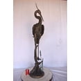 thumbnail image 4 of Nifao Crane on Branch Outdoor Fountain Statue, Bronze Garden Water Feature Sculpture for Patio & Garden – Garden Outdoor Decor Sculpture, 13"L x 7"W x 43"H, 4 of 10