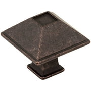 Jeffrey Alexander 602S Tahoe 1-1/4" Square Pyramid Rustic Cabinet Knob / Drawer Knob -
