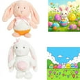 thumbnail image 5 of Easter Bunny Rabbit Easter Eggs of Mini Stuffed Animal Plush Toys Basket Stuffer for Kids Easter Egg Hunt Filler and Party Favors, Classroom Prize Supplies Pink, 5 of 7