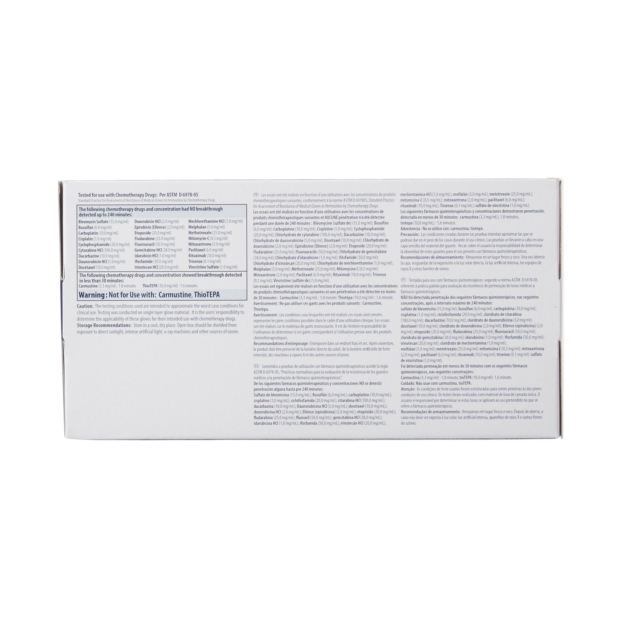 Purple Nitrile Exam Gloves 55083 Large, Case of 1000, Purple