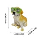 thumbnail image 3 of Estatua de perro con energía solar y luz LED para exteriores | Decoración de jardín impermeable para patio, jardín y camino | Figura de animal de resina con encendido y apagado automático, 3 of 3