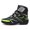 Noir et Vert, variante sur Bottes de Moto JG Wolves - Confort et Aventure Toutes Saisons - Chaussures de Randonnée et de hors Route Imperméables - pour Hommes et Femmes, Noir et Rouge, 41