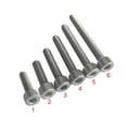 thumbnail image 3 of 10 piezas Tornillo M5x35mm Kusrkot Titanio Hexagonal Cabeza Allen Herramienta, 3 of 5