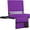 Dark Purple, variant on BEATS Stadium Seats with Back Support Bleacher Chairs with Back and Cushion Thick Padded Bleacher Seats Includes Shoulder Strap