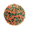 thumbnail image 2 of MORESEC XUld Home Faux Flowers and Plants Hanging Flower Balls 7.8x7.8 Inch Plastic Christmas Decor for Backyard Balcony Garden Porch Patio Wedding Fall Decor, 2 of 7