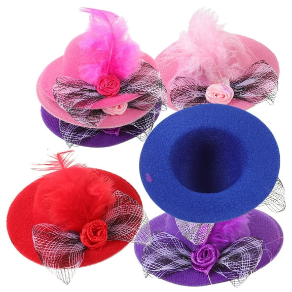 ELAYARD Tiny Hats for Dolls Assorted Color Workmanship 6Pcs