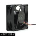 thumbnail image 2 of Aub0812h-e Aub0712hh-c Aub0712h-c Ventilador de proyector nuevo para ventilador de refrigeración Delta Delta 7025 8025 12v enfriador de proyecto, 2 of 3