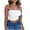 White, variant on Summer Tube Tops Basic Crop Tops for Women Strapless Tank Casual Tunics Sexy Short Shirts