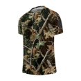 thumbnail image 5 of Men's Active Quick Dry Crew Neck T Shirts Xamo Print Athletic Running Gym Workout Short Sleeve Tee Tops, 5 of 7