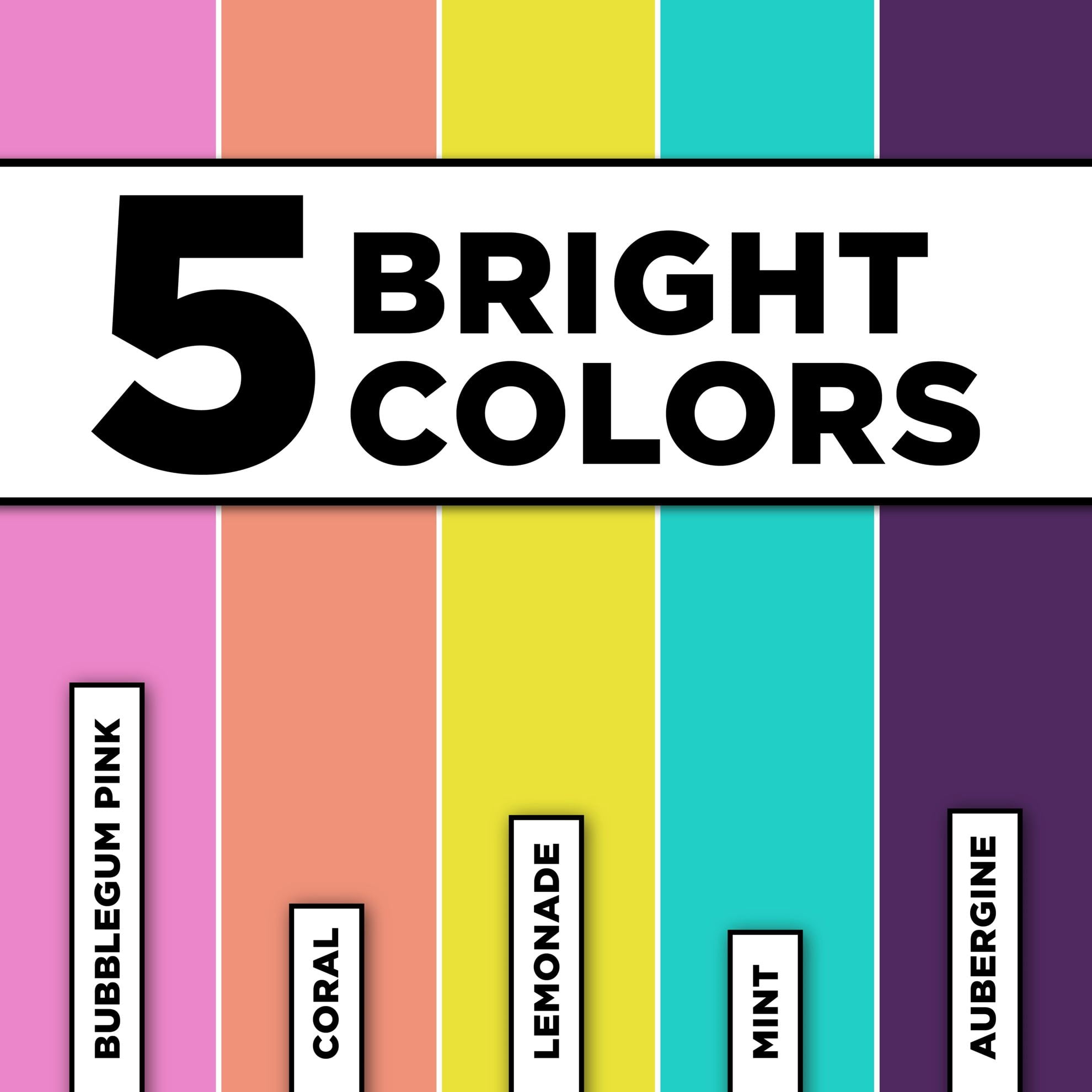 Tulip ColorShot Instant Fabric Spray Paint, Festival Colors, 5 Pack (1.5 oz Mini Cans) – Permanent Spray-On Fabric Paint for Clothes & DIY Projects
